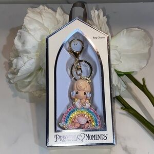 Precious Moments Pastel Rainbow Bag Charm